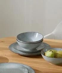 Broste Copenhagen Handgemachtes Geschirr-Set Nordic Sea, 4 Personen (12-tlg.) -Bloomingville sales 1585724