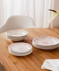 Bitossi Home Geschirr-Set Rose Mit Blumendesign, 6 Personen (18-tlg.) -Bloomingville sales 1589191