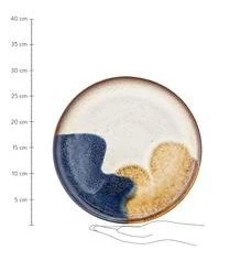 Bloomingville Handgemachte Speiseteller Jules Mit Farbverlauf, 2 Stück -Bloomingville sales 1596965