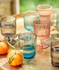 Butlers Wassergläser Chelsea Mit Rillenrelief, 6 Stück -Bloomingville sales 1607152