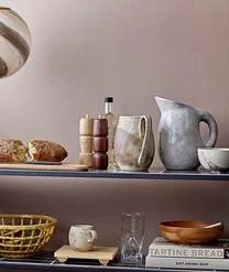 Bloomingville Großer Krug Taupe Mit Handgefertigter Sprenkelglasur, 3 L -Bloomingville sales 1608553