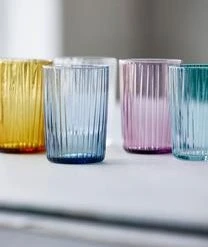 BITZ Wassergläser Kusintha Mit Rillenrelief, 4 Stück -Bloomingville sales 1613925