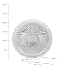 Cote Table Frühstücksteller Milesia Aus Ornamentglas, 2 Stück -Bloomingville sales 1616235