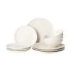 Broste Copenhagen Handgemachtes Geschirr-Set Nordic Vanilla, 4 Personen (12-tlg.) -Bloomingville sales 1617244