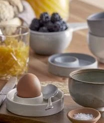 Bloomingville Handgefertigte Eierbecher Lila, 2er-Set 7 Bloomingville Handgefertigte Eierbecher Lila, 2er-Set -Bloomingville sales 1624555