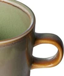 HKliving Porzellan-Tassen Chef Mit Untertellern, 4 Stück -Bloomingville sales 1648653