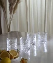 RCR Kristallgläser Bichiera Mit Relief, 4er-Set -Bloomingville sales 1658033