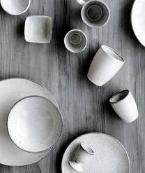 Broste Copenhagen Handgemachte Becher Nordic Sand, 6 Stück -Bloomingville sales 1660834