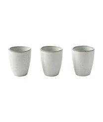 Broste Copenhagen Handgemachte Becher Nordic Sand, 6 Stück -Bloomingville sales 1660836