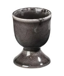 Broste Copenhagen Handgemachte Eierbecher Nordic Coal, 4 Stück
