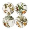 &k Amsterdam Frühstücksteller Animaux Und Tropischen Motiven, 4er-Set -Bloomingville sales 1692376