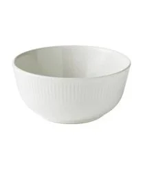 Aida Weiße Schälchen Groove Mit Rillenstruktur, 4 Stück