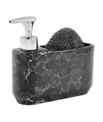 Andrea House Seifenspender-Set Bubble In Marmor-Optik, 2-tlg.