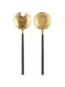 Bloomingville Salatbesteck Amine In Gold, 2er-Set 3 Bloomingville Salatbesteck Amine In Gold, 2er-Set