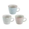 Bloomingville Handbemalte Tassen Patrizia Mit Verspieltem Muster, 3er-Set -Bloomingville sales 1692471