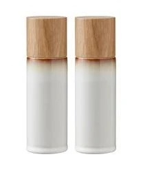 BITZ Salz- Und Pfeffermühle Bizz Mit Holzdeckel, 2er-Set