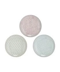 Bloomingville Handbemalte Speiseteller Patrizia Mit Verspieltem Muster, 3er-Set