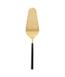 Bloomingville Goldfarbener Tortenheber Amine Mit Schwarzem Griff