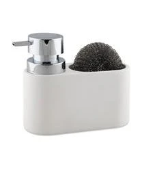 Andrea House Seifenspender Strepa Mit Schwamm, 2er-Set