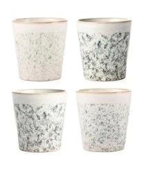 HKliving Handgemachte XS Becher 70's, 4er-Set