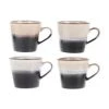 HKliving Handgemachte Tassen 70's, 4 Stück -Bloomingville sales 1692835