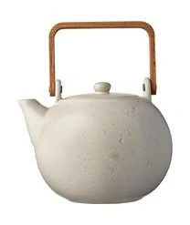 BITZ Teekanne Bizz Gesprenkelt Und Holzgriff, 1.2 L