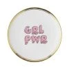 Bitossi Home Porzellan-Frühstücksteller Grl Pwr Mit Aufschrift