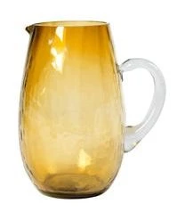 Broste Copenhagen Großer Mundgeblasener Krug Hammered Mit Gehämmerter Oberfläche, 2 L