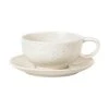 Broste Copenhagen Handgemachte Tasse Mit Untertasse Nordic Vanilla -Bloomingville sales 1693137