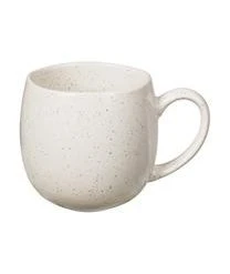 Broste Copenhagen Handgemachte XL Teetassen Nordic Vanilla, 2 Stück