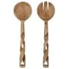 Madam Stoltz Mangoholz-Salatbesteck Twisted Mit Verspieltem Griff, 2-er Set -Bloomingville sales 1693319