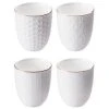 Tokyo Design Studio Handgemachte Porzellan-Becher Nippon Mit Struktur Und Goldrand, 4-er Set -Bloomingville sales 1693406