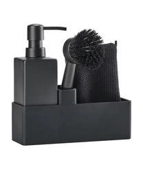 Zone Spülmittelspender Parta Mit Spülbürste, 3er-Set