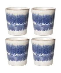 HKliving Handgemachte XS Becher 70's, 4er-Set