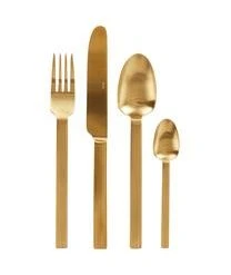 Jotex Besteck-Set Lexi Mit Rillenstruktur Am Griff, 6 Personen (24-tlg.)