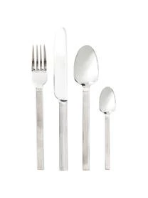 Jotex Silbernes Besteck-Set Lexi Mit Rillenstruktur Am Griff, 6 Personen (24-tlg.) 3 Jotex Silbernes Besteck-Set Lexi Mit Rillenstruktur Am Griff, 6 Personen (24-tlg.)