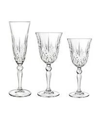 RCR Kristall-Weingläser Melodia Mit Relief, 18er-Set (6 Personen)