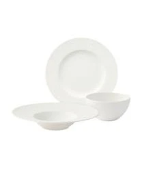 Villeroy & Boch Porzellan Geschirr-Set Rock, 2 Personen (6-tlg.)
