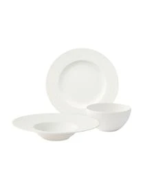 Villeroy & Boch Porzellan Geschirr-Set Rock, 2 Personen (6-tlg.) 3 Villeroy & Boch Porzellan Geschirr-Set Rock, 2 Personen (6-tlg.)