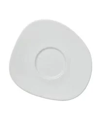 Villeroy & Boch Porzellan-Untertasse Organic Mit Organischem Rand