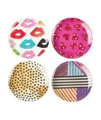 Donald Robertson X Westwing Collection Designer Frühstücksteller Carol Aus Porzellan, 4er-Set