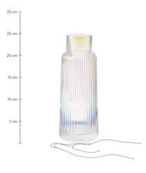 ICONS By Westwing Collection Wasserkaraffe Minna Von Guglielmo Scilla Mit Irisierender Oberfläche Und Rillenrelief, 1.1 L -Bloomingville sales 1699825