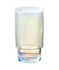 ICONS By Westwing Collection Wassergläser Minna Von Guglielmo Scilla Mit Irisierender Oberfläche Und Rillenrelief, 4 Stück