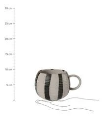 Bloomingville Handgemachte XL-Tasse Serina Gestreift -Bloomingville sales 1701829