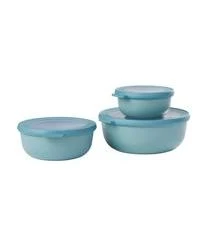 Mepal Runde Aufbewahrungsschüssel Cirqula, 3er-Set