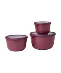 Mepal Runde Aufbewahrungsschüssel Cirqula, 3er-Set