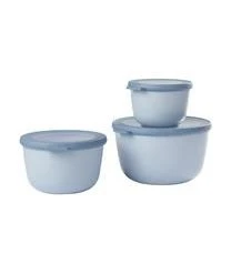 Mepal Runde Aufbewahrungsschüssel Cirqula, 3er-Set