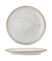 Bloomingville Handgemachte Speiseteller Thea Mit Reaktiver Glasur Und Rillenrelief, 4 Stück -Bloomingville sales 1710635