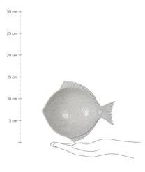 ByOn Schälchen Doris In Fischform, Gesprenkelt -Bloomingville sales 1712550