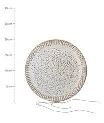 Bloomingville Handgemachte Frühstücksteller Thea Mit Reaktiver Glasur Und Rillenrelief, 4 Stück -Bloomingville sales 1712741